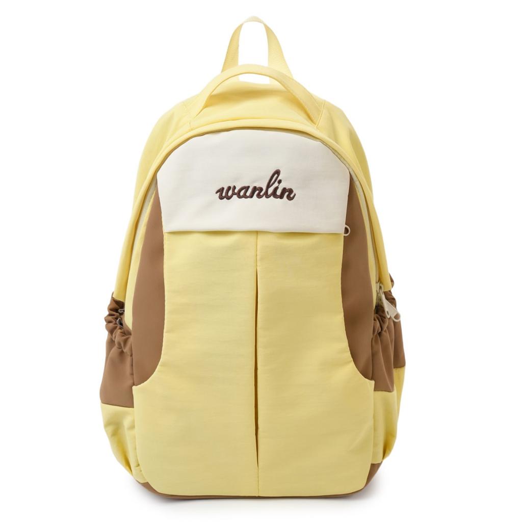 Schoolbag1011 Spring Travel New Small Backpack Men's and Women's Trend Brand Color Matching Multipurpose Breast Bag Outdoor Travel Mountaineering 