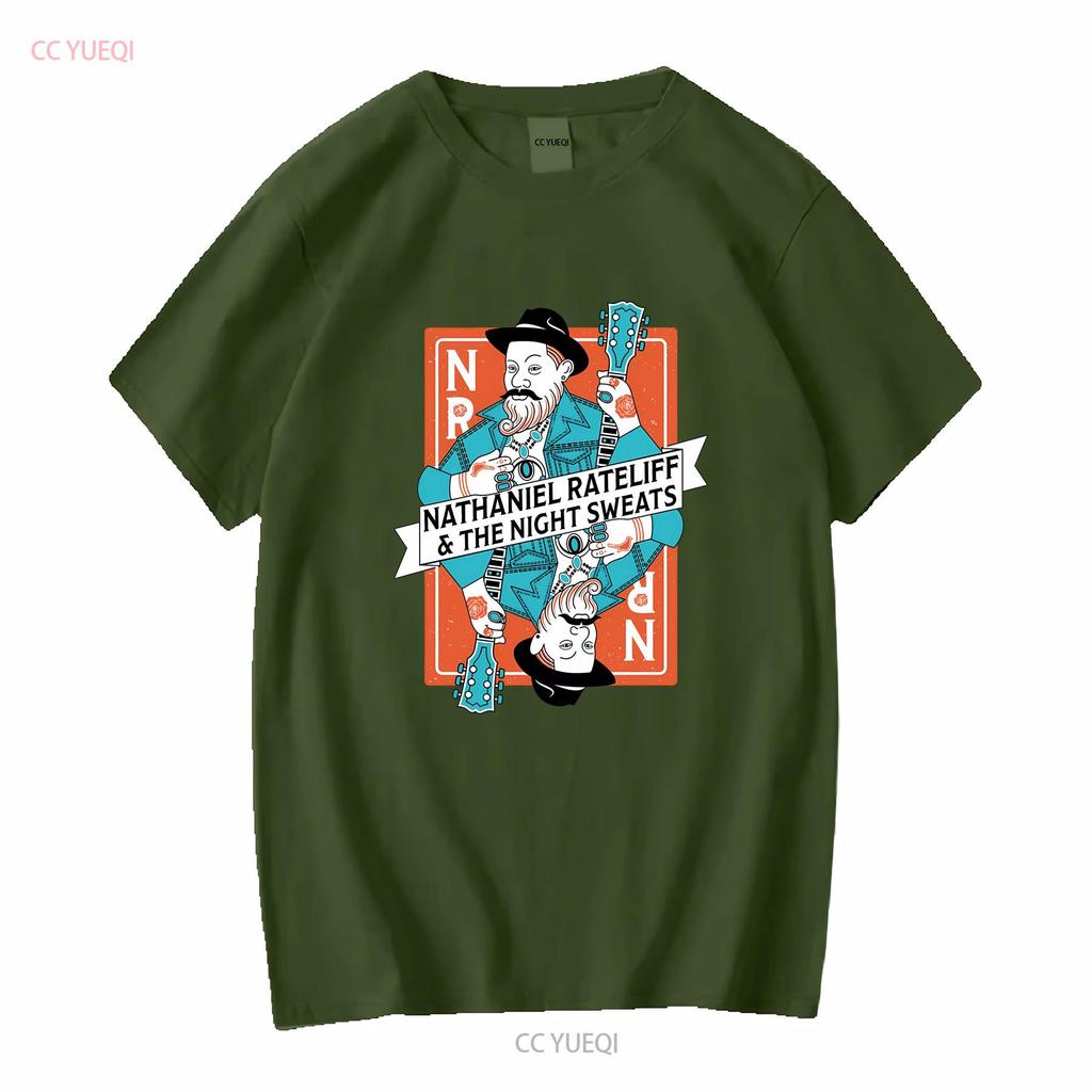 Nathaniel Rateliff The Night Sweats T Shirt MenS Retro s vintage Washed Stylish homme graphic streetwear Top For Everyday Wear