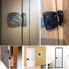 Mechanical Password Cabinet Lock, Rotary Lock for Double Doors, Keyless Combination Door Lock, Black