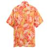 IOLANI 90s Old Leaf Pattern Short sleeve Aloha shirt S Orange series Men's Used
