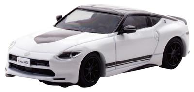CARNEL Scale Nissan Fairlady Z Version ST Customized Edition 2023 Prism Black Finished Product 1/64 White/Super