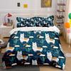 Llama No Prob Pattern Bedding Bedding Duvet Cover Set Duvet Cover Pillowcases (1 * Duvet Cover 2 * Pillowcases, Without Duvet Insert)