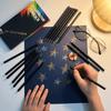 12pcs/Box Wooden Gradient Colored Pencils Multi-color Core Sketch Pencils Colored Pencils  Drawing