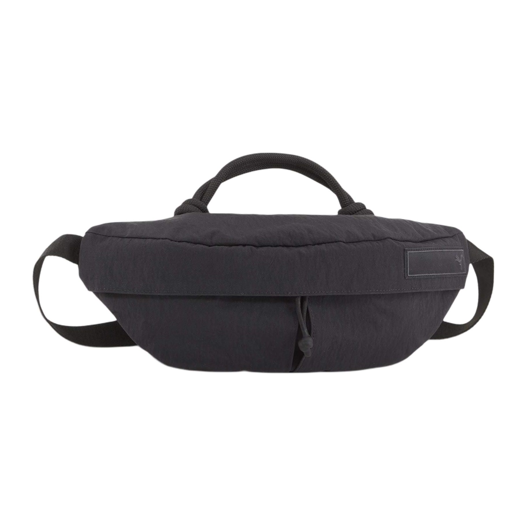 Puma Bl Adjustable Shoulder Strap Zippered Waist Bag Unisex Waist Bag Black 090395-01 Black