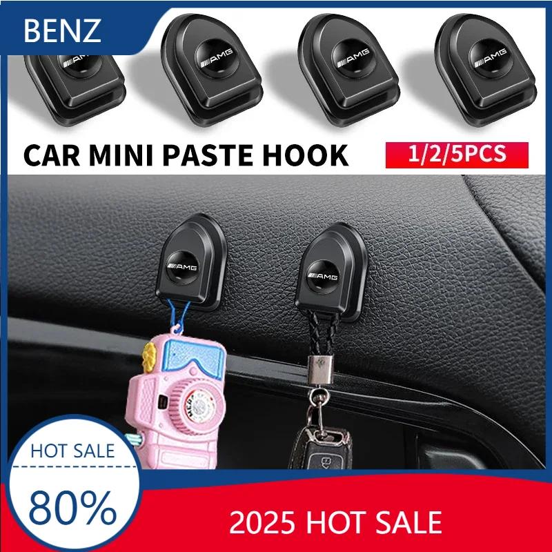 For Benz GLC GLK 1/2/4Pcs Car Styling Hooks Interior Storage Holder For Mercedes Benz W177 W176 X166 X167 C257 C218 X253 C118 X1
