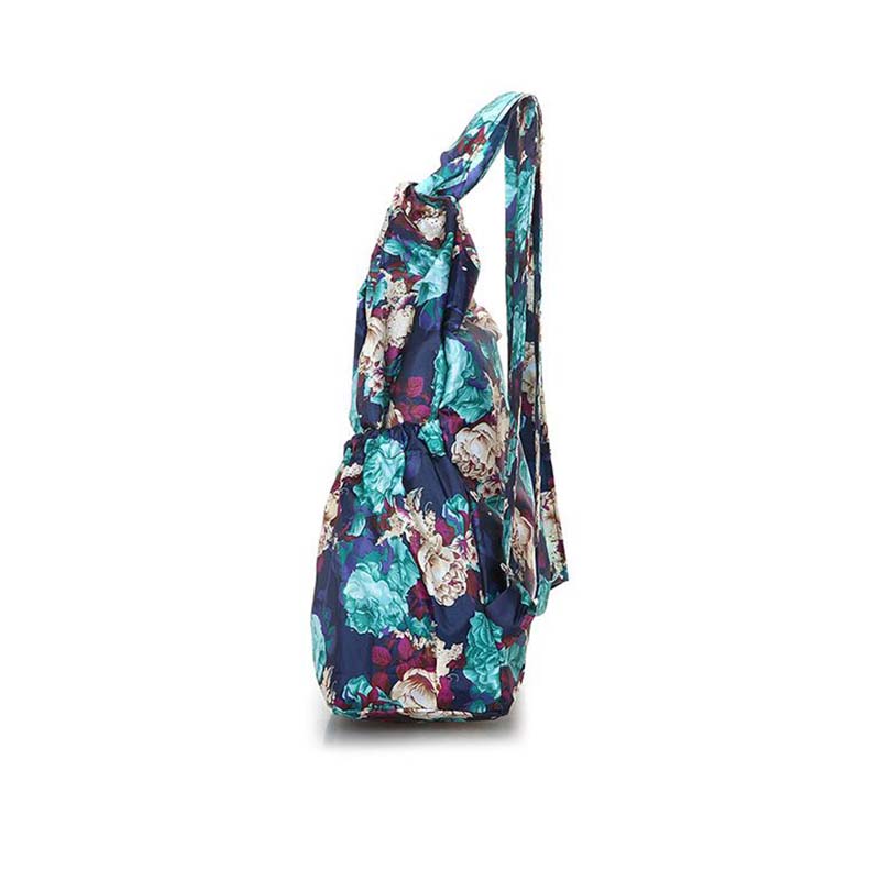 WTEMPO Printed Beach Casual Nylon Drawstring Backpacks Women's Four Seasons Outdoor Sports Bags Mommy Bags Large Capacity Lightweight Travel Backpacks