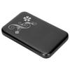 Hard Drive Enclosure 2.5in USB3.0 Support 3TB 5Gbps Transmission Aluminium Alloy Plug and Play HDD Enclosure Black