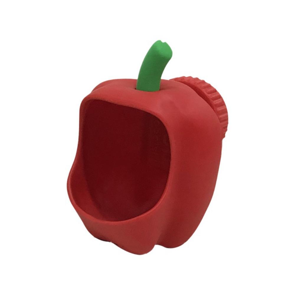 Chili Shaped Parrot Cage Feeder Plastic Parrot House Small Pet Feeding Bowl Cage Accessories красный