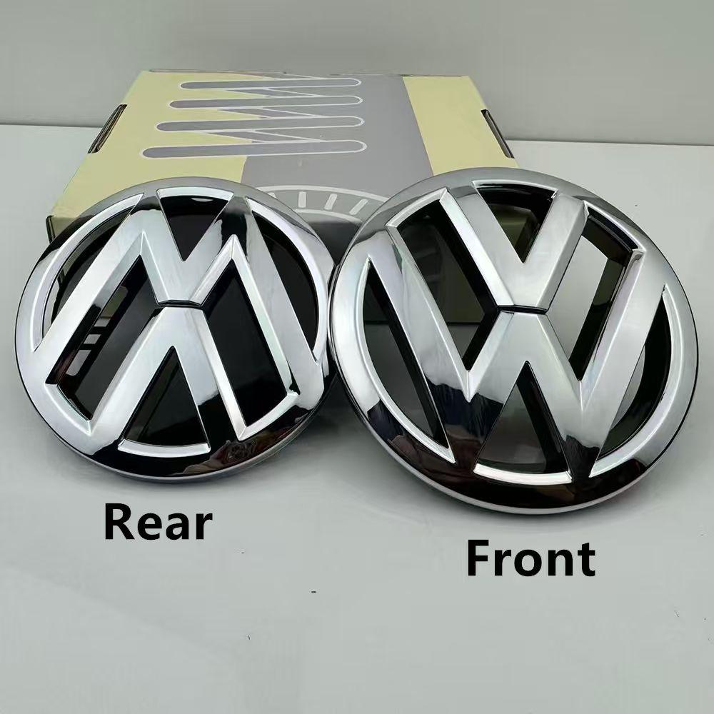 

2 шт. Значок решетки радиатора Volkswagen Логотип эмблемы на крышку багажника Декоративный Для VW Polo 2009-2018 Автомобильные сменные аксессуары Polo 2011-2013