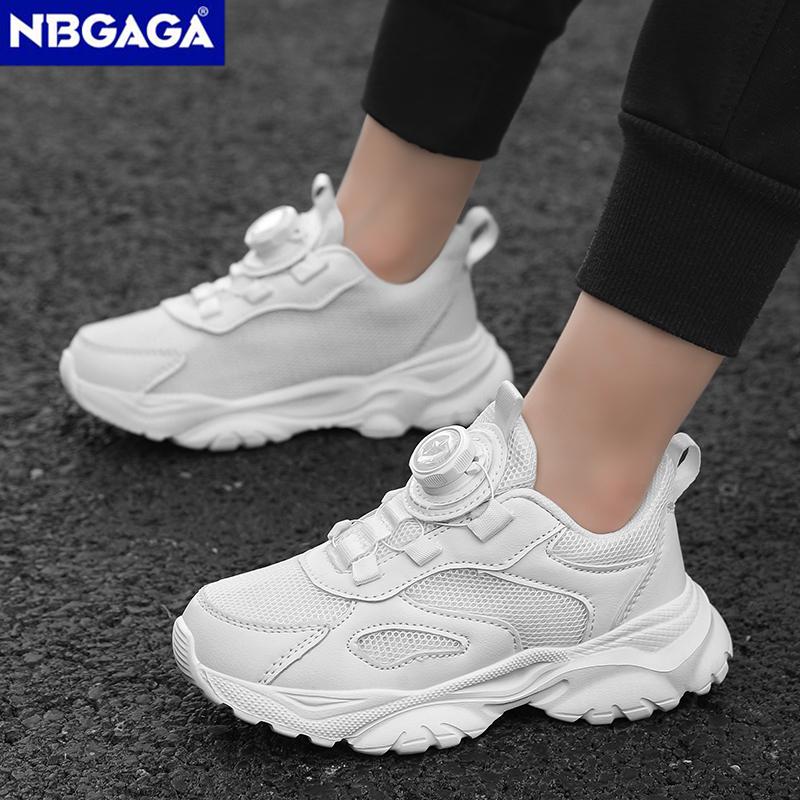 Children's Fashion Sports Shoes Breathable Student Black School Walking Shoes Anti-skid Boys& Girls Casual Running Sneaker