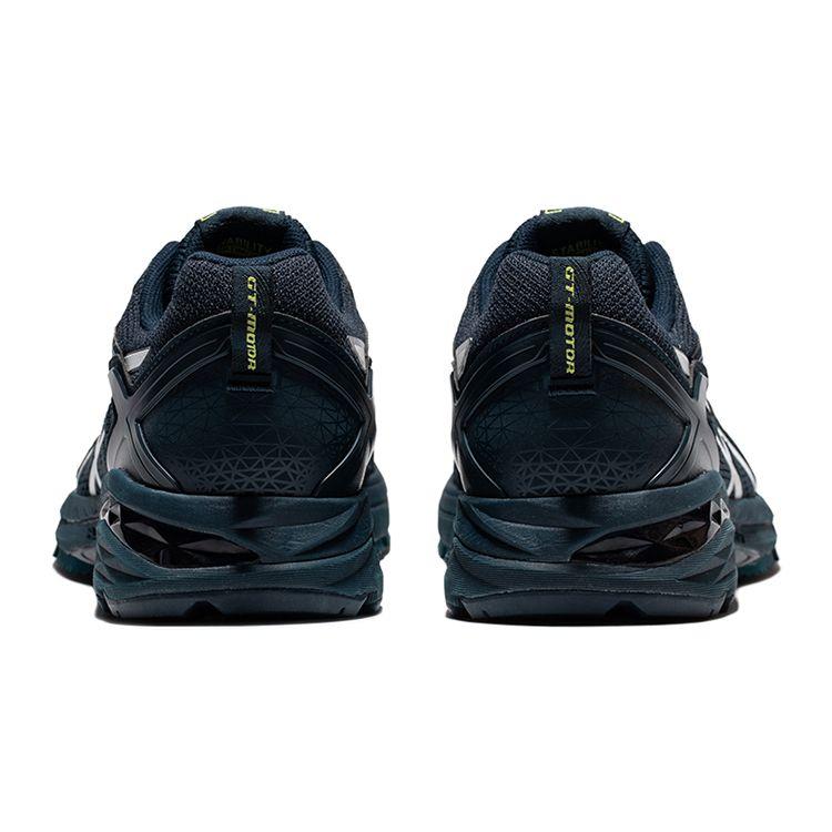 Asics Breathable Fabric Synthetic Leather Durable Low-Top Running Shoes Men sneaker Blue White 1011A938-400