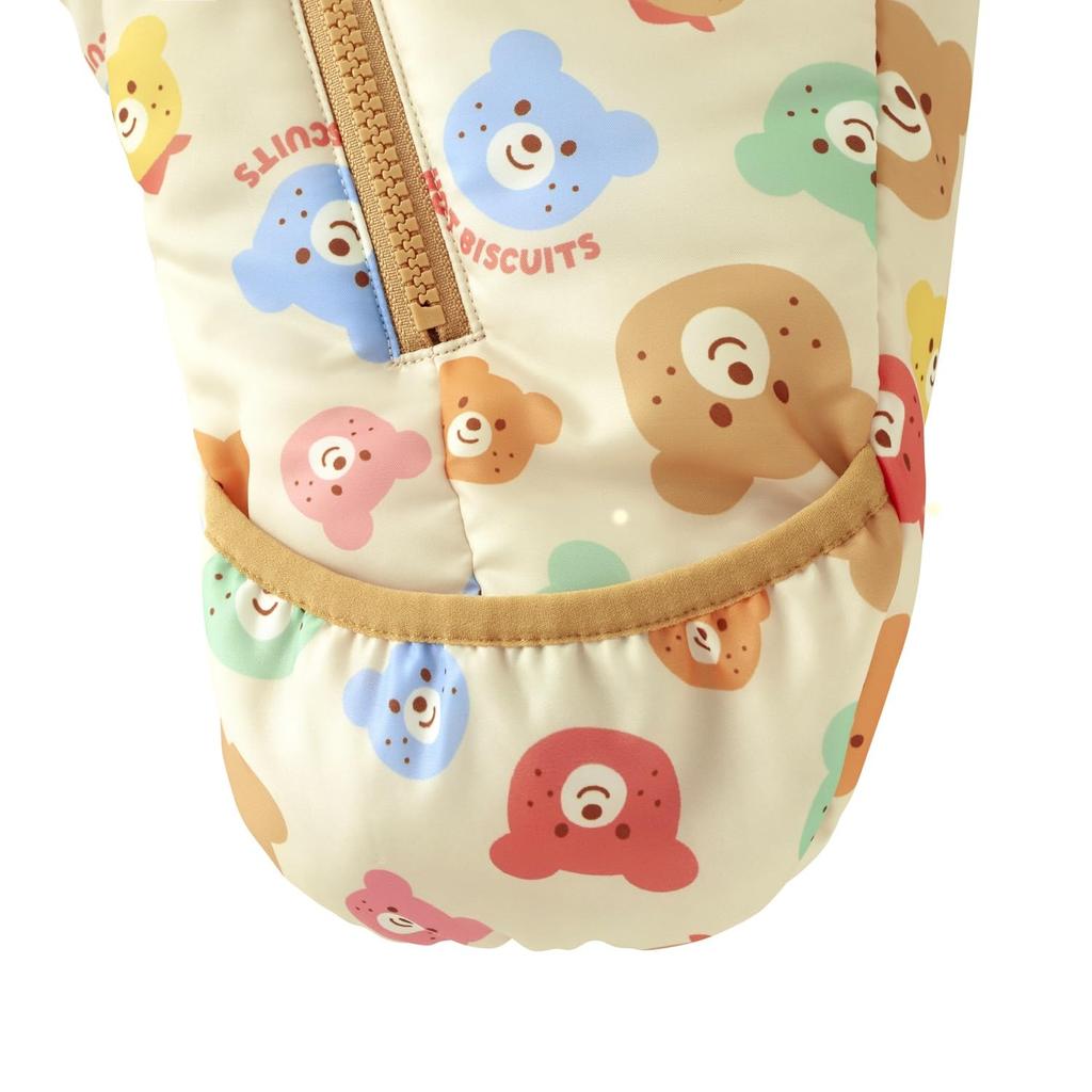 MIKIHOUSE HOT BISCUITS Boys and Baby Size M Jumpsuit, Girls, Clothes, Multicolor, (80-90cm), 73-1201-688