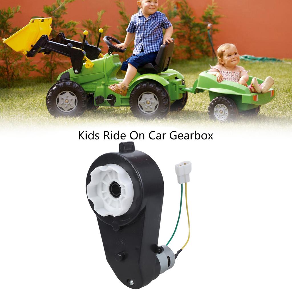 High Power 24V Electric Motor Gearbox For Kids Off Road Cars Enhanced Terrain Performance Durable Plastic Copper Construction