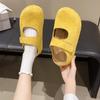 Fashion Platform Baotou Semi-slippers Women's 2525 New Spring and Autumn Versatile Outward Wear Heightened Slip-on Slippers