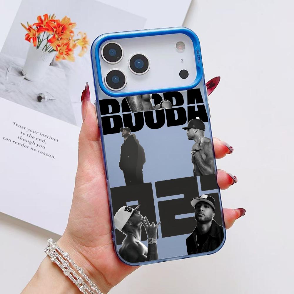 B-Booba Sänger Handyhülle Für iPhone 17 16 15 14 13 12 11 Pro Max Air Matt Laser Aurora Stoßfest Funda