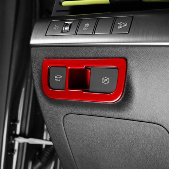 Inner Tailgate Rear Door Switch Trim 1PCS For Hyundai Kona 2024-2025 Bright Red