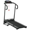 Electric Treadmill, Foldable, with LCD Display, Speed 0.8-10km/h and 3 Programs, Power 500 W, 123 x 62 x 117 cm, Black