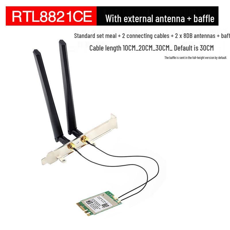 RTL8852CE/AE/BE WiFi 6E 5G Dual-Band Wireless Network Card for Desktop PCs with Bluetooth 5.3