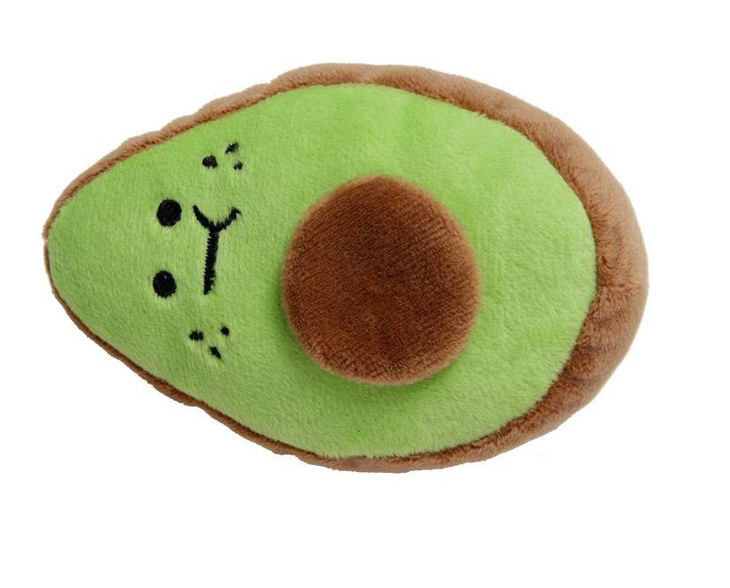 Custom Eco-Friendly Cartoon Dog Chew Toys Mini Various Fruits Pet Plush Squeak Toys for Chewer