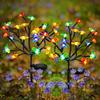 Cross-Border LED Solar Cherry Blossom Firework Lights for Garden and Courtyard Decoration