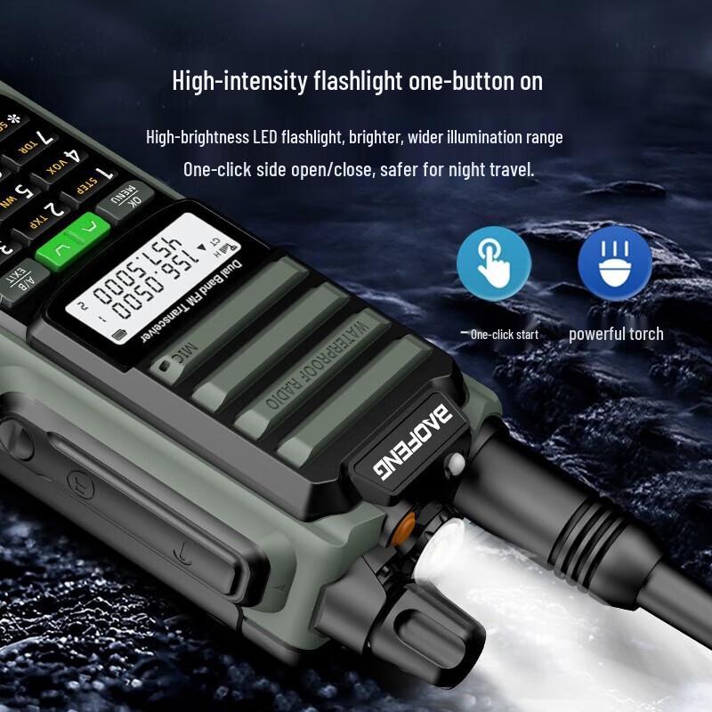 

BAOFENG UV9Rplus High Power Dual Band Waterproof Handheld Radio (CN version)