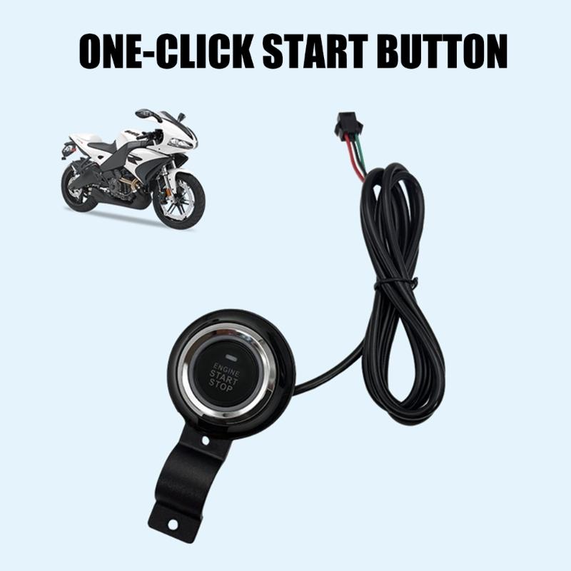 Motorcycle Security Alarm Universal Anti Theft Sensitivity Waterproof ABS Housing Bike Alarm with Remote Control