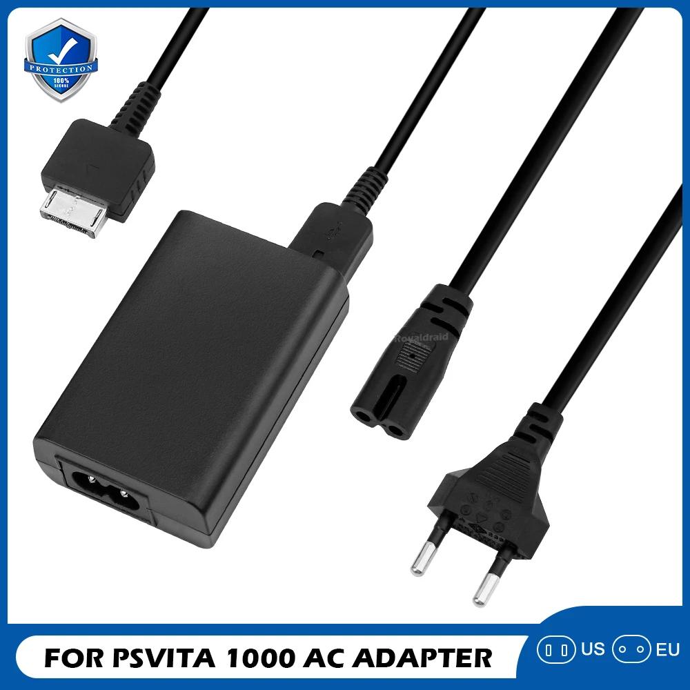 Enchufe UE EE. UU. Cargador de casa Fuente de alimentación Adaptador de CA de 5 V Cable de carga USB para consola de juegos Psvita PS Vita PSV 1000 Accesorio