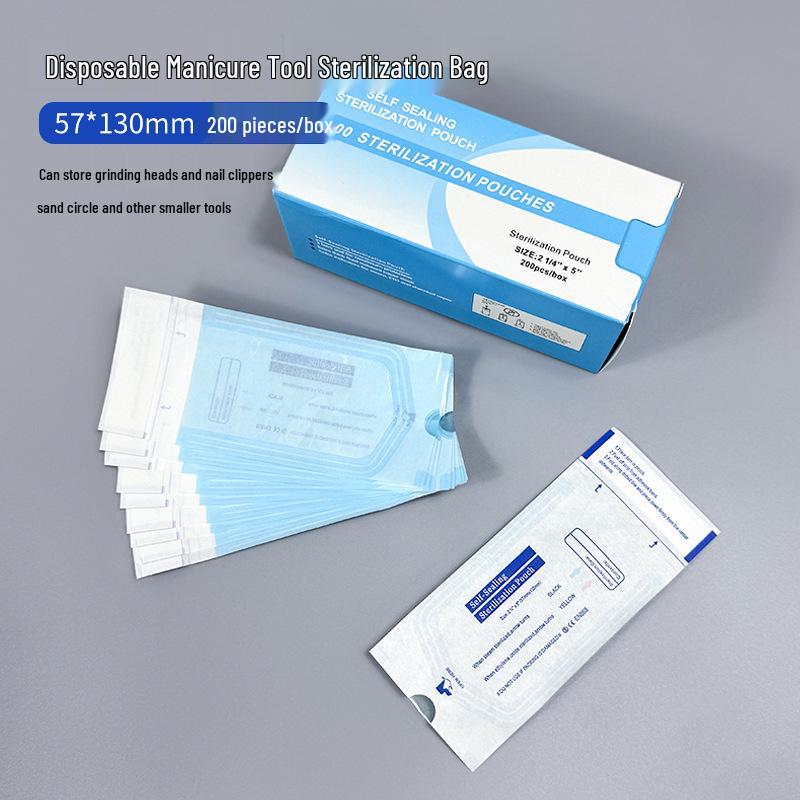 

Самозапечатывающийся дезинфекционный пакет для маникюрных инструментов для кусачек для кутикулы и пинцетов