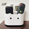 3D Printed Storage Container Remote Control Holder Animal Design Box Desk Organizer for Desk 4-Compartments TV Caddy Desktop