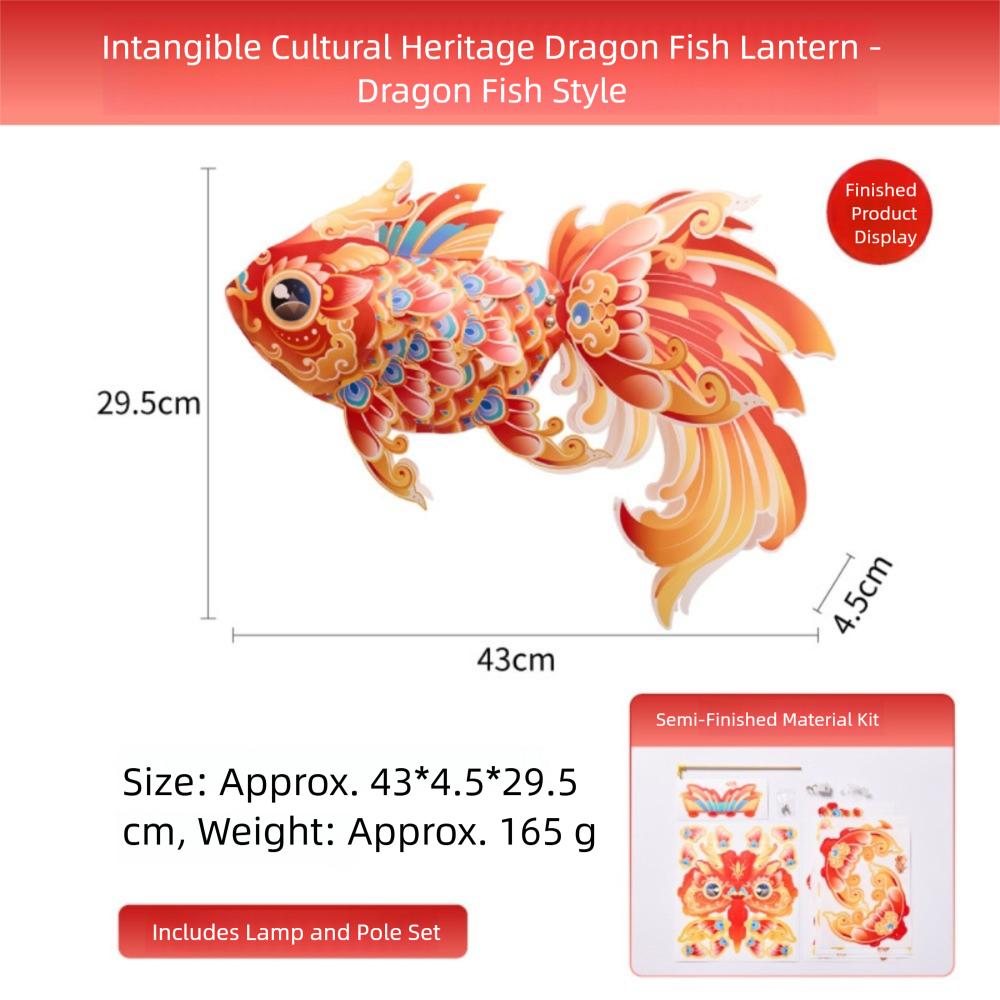 Paper DIY Lantern Material Kit 3D Mid Autumn Lotus Lantern Ancient Style Handheld Lantern  Children