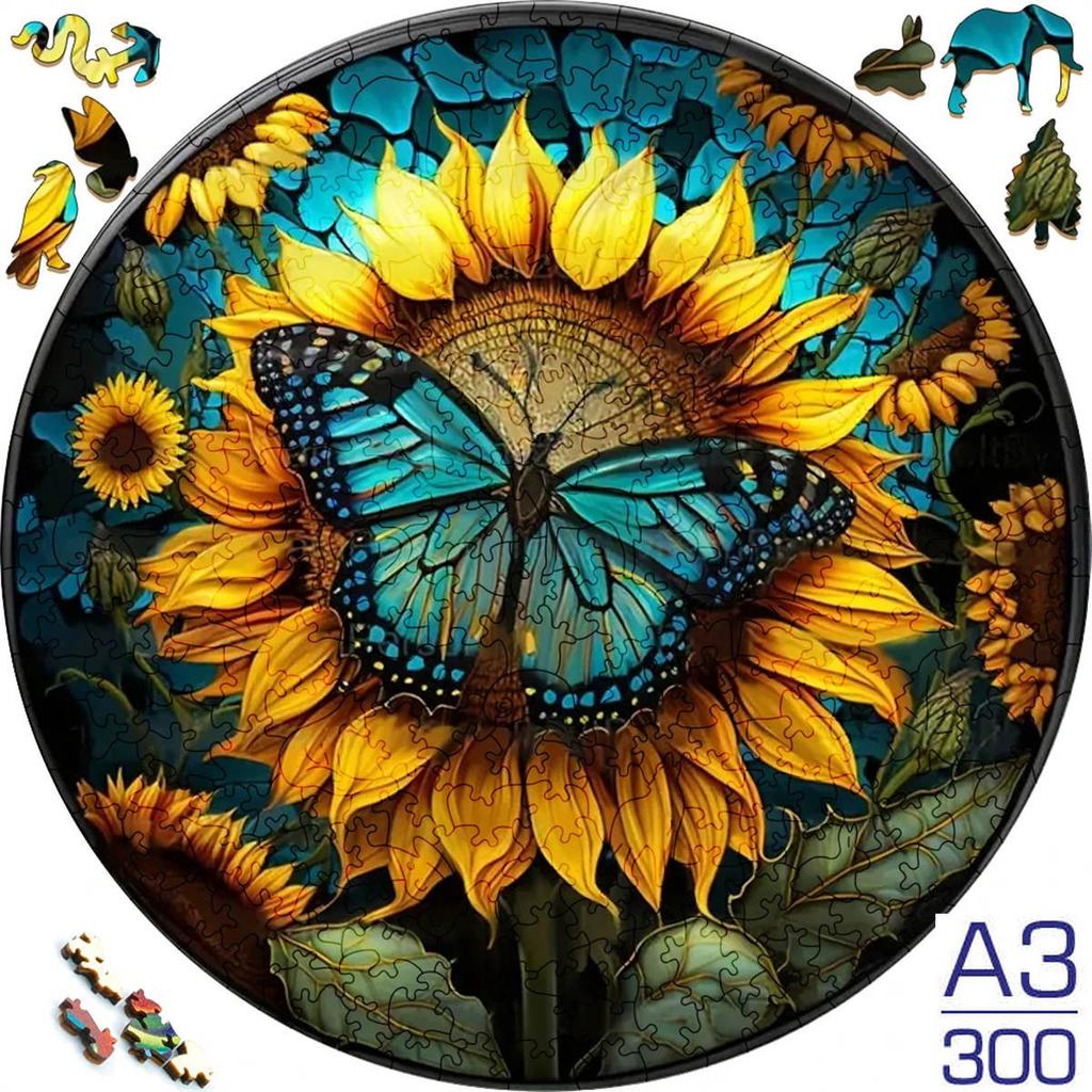 Non-Toxic Moon A3/A4/A5 Size Wood Jigsaw Puzzle With For Adults Children Not Common Shape A Gifts For Parent-Child Games And Family Fu