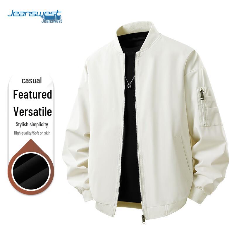 

JEANSWEST Men s Casual Baseball Bomber Jacket XL