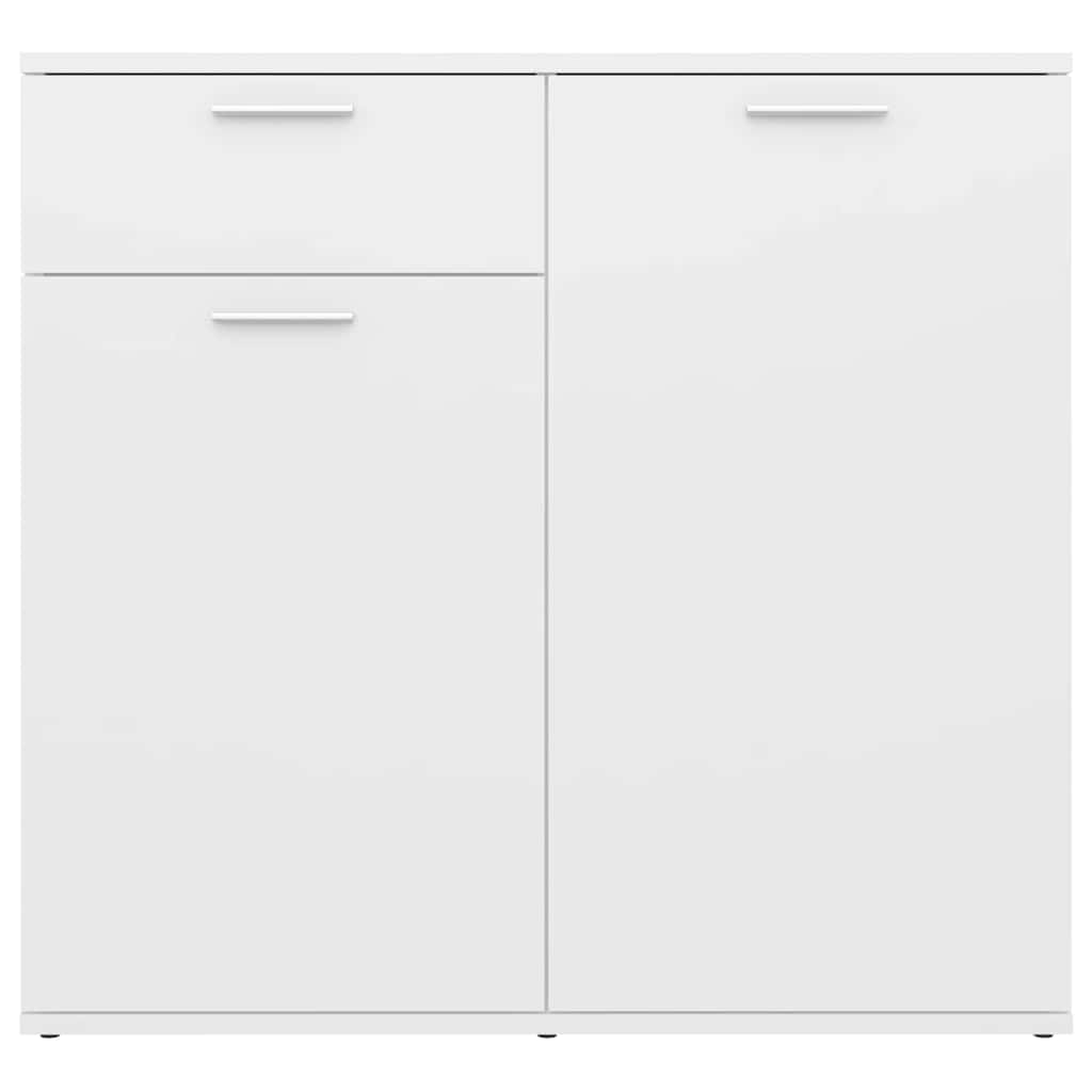 vidaXL Sideboard Weiß 80x36x75 cm Holzwerkstoff