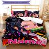 3pcs Demon Slayer6 Cover Set - Personalized Name, HD Printed Bedding with 1 Cover and 2 Pillowcases - Perfect for Home Decor, Easy Care