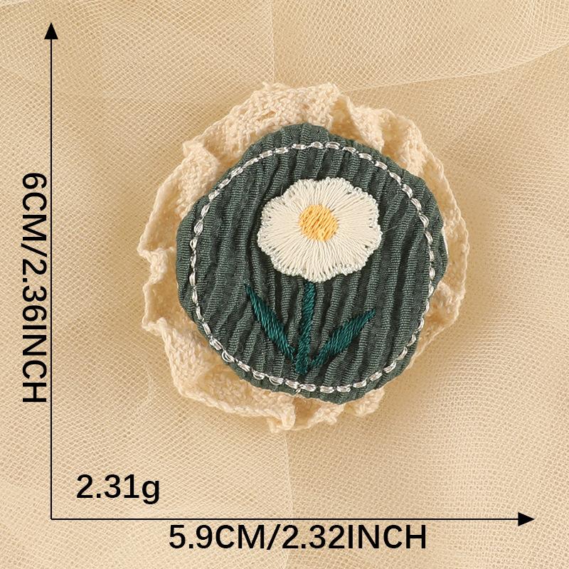 Computer Embroidery Label Clothing Accessories No Adhesive Accessories Patch Stickers Lace Flower Badge Label Embroidery Cloth Label Cloth Sticker