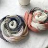 Spring And Summer New Linen Plaid Scarf Long Beach Outdoor Tourism Sunscreen Shawl Women Linen Scarf  And Retail