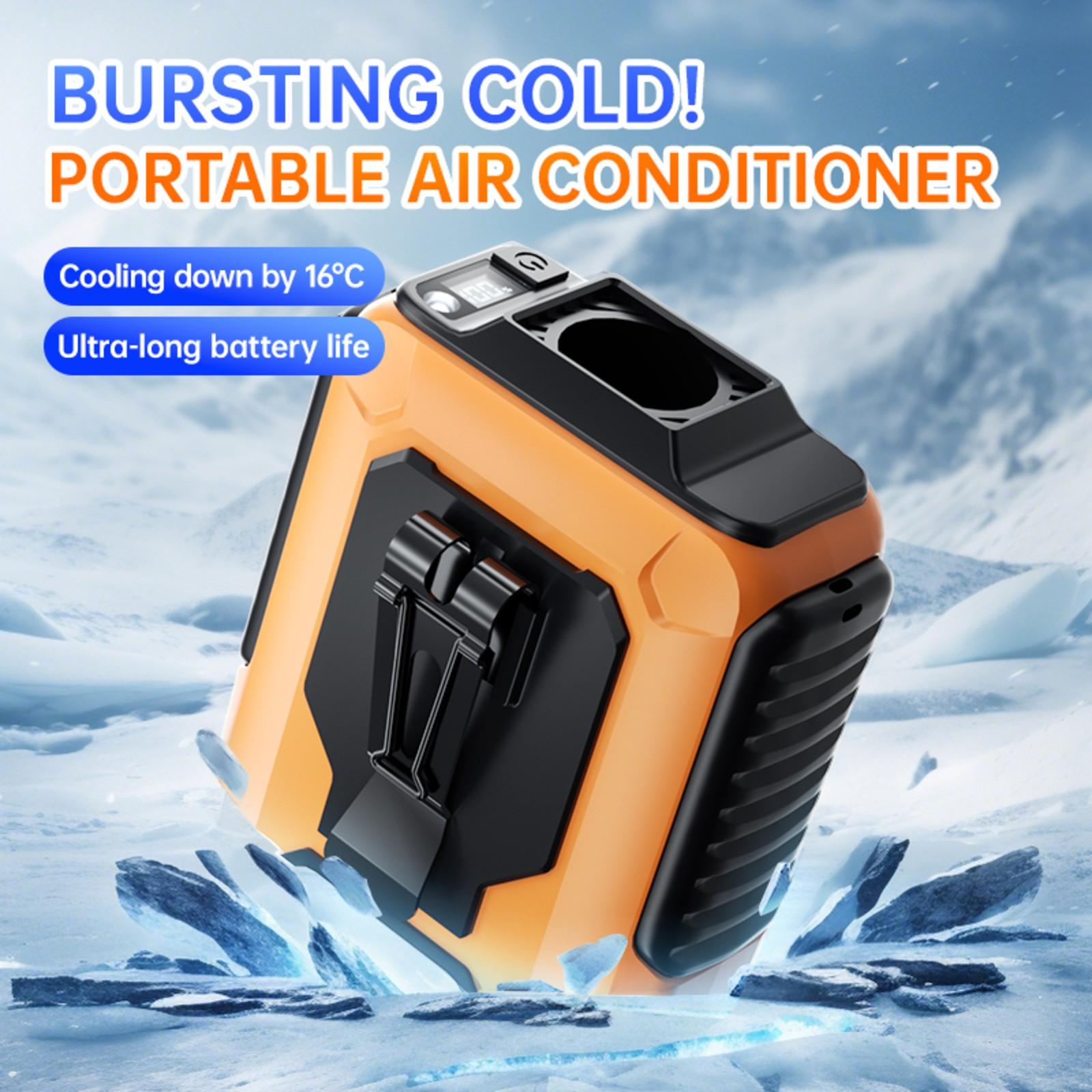 

Высокоскоростной вентилятор для подвешивания на поясе, внешний аккумулятор для рабочей зоны, вентилятор для подвешивания на поясе, 100-скоростной вентилятор с USB-разъемом One Size оранжевый