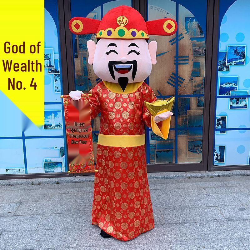 GOWKE God of Wealth Mascot Costume 166-175cm