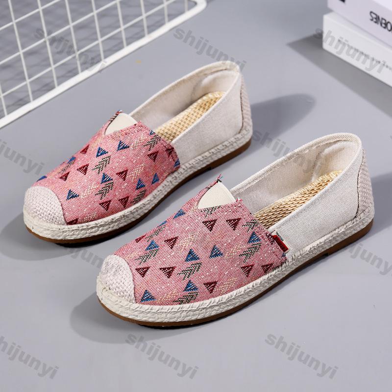 Women Loafers 2025 Summer Soft Sole Casual Shoes Lightweight Breathable Flat Shoes Comfortable Vintage Fashion Vulcanized Shoes