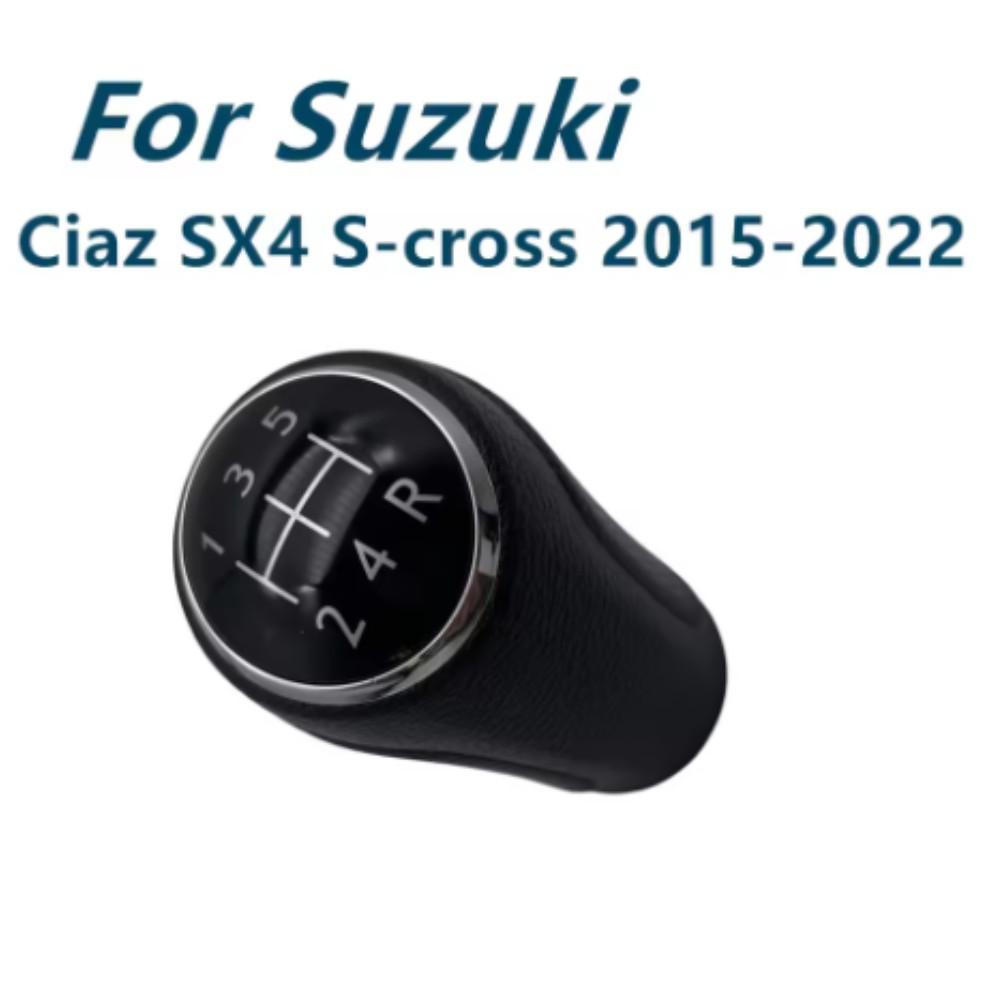 For Suzuki SX4 S-Cross Vitara Ciaz 5 / 6 Speed 1.6L 1.4T Engine Manual Shift Lever Gear Knob Car Accessories