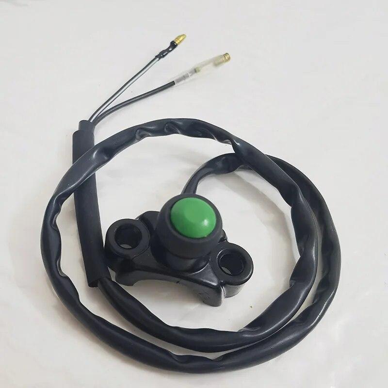 

1 шт. Универсальные 22 мм самовозвратные ручные возвратные переключатели для мотоциклов кнопка запуска двигателя противотуманных фар для гонок на внедорожных квадроциклах Manual-return-Green