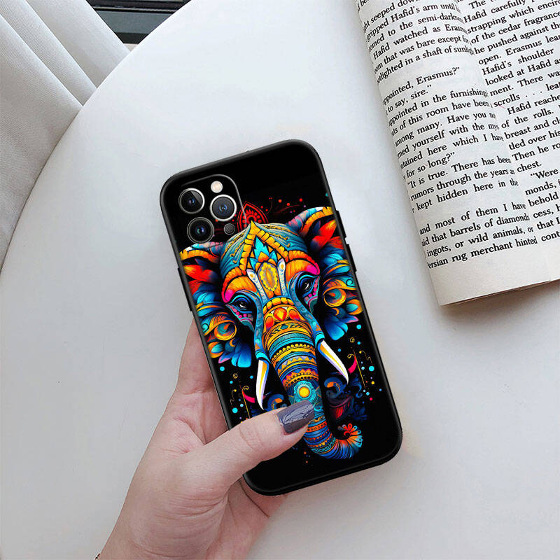 MH8 Animal Elephant Phone Shell Case for iPhone 7 8 11 12 13 14 15 16 17 16E XS Pro Max XR X SE Air
