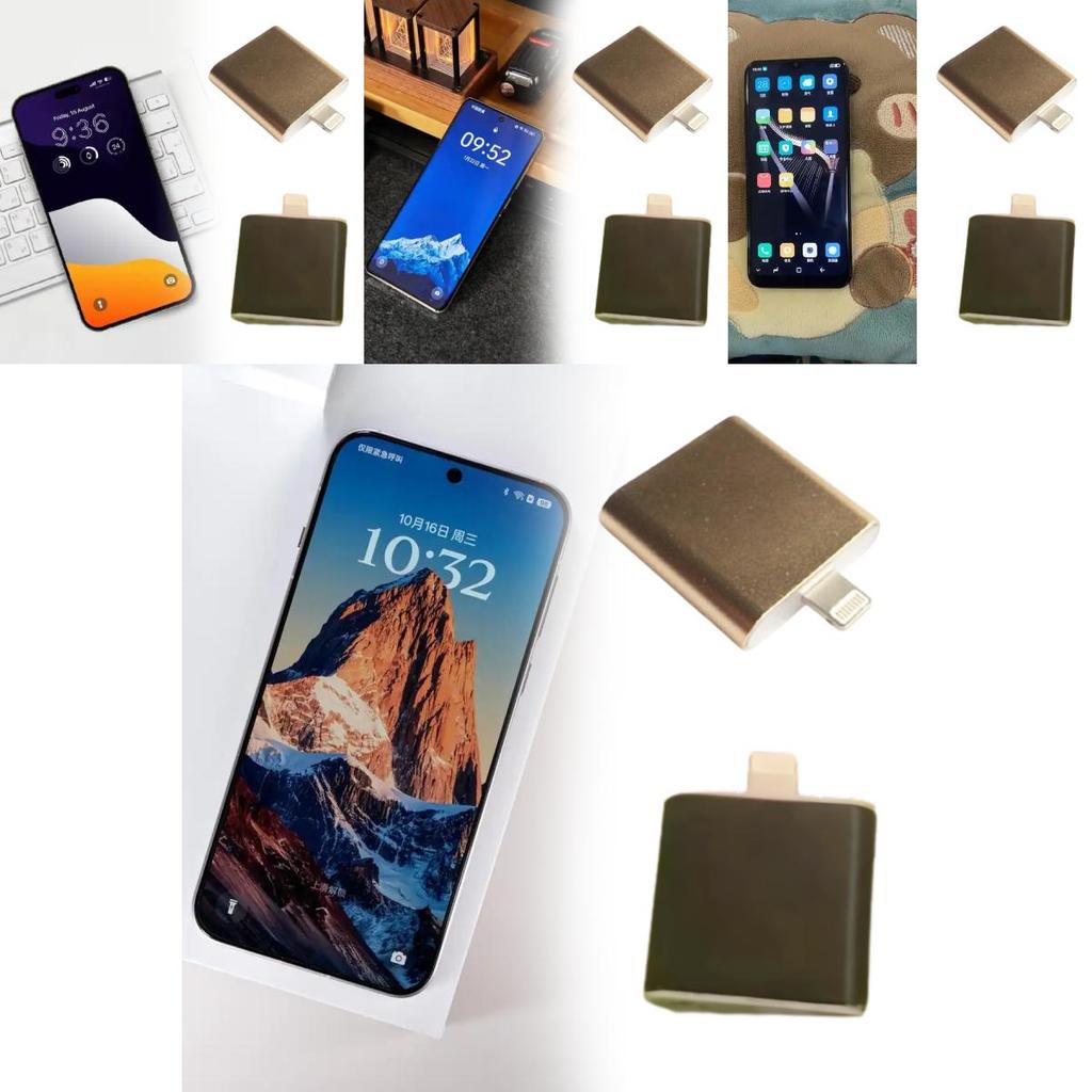 Apple Iphone Ipad Metal Adapter Connector For Charging Data Transfer Compatible Devices