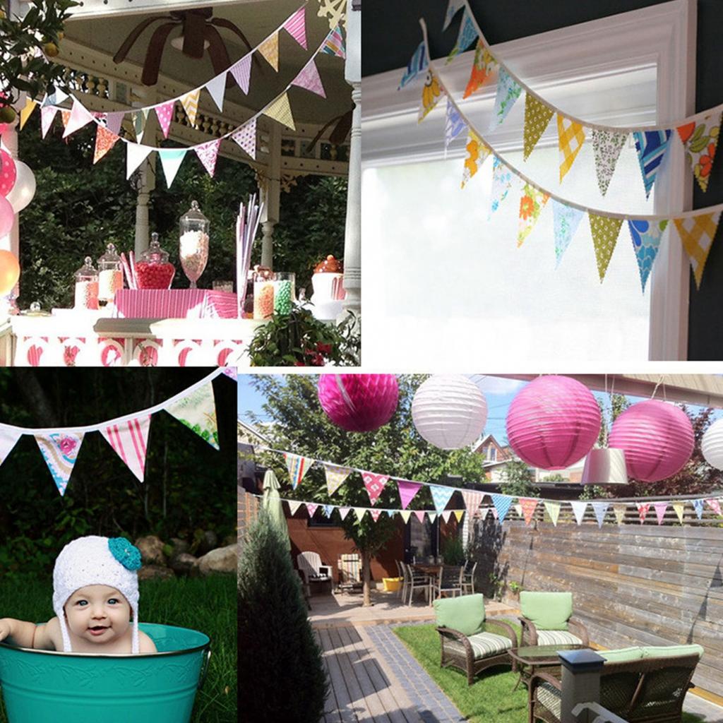 Birthday Bunting Banner Multi Wedding XFabric Bunting Banner