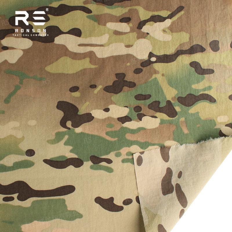 BEPAN 75D Nylon Four-way Stretch Cotton-polyester Wrinkled Fabric For MC Tear-resistant Tactical Clothing And Pants