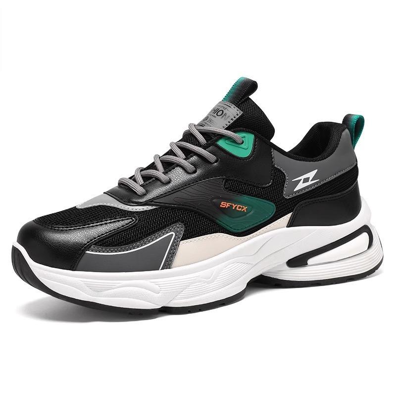 Chaussures d'été respirantes pour hommes 2025 nouvelles chaussures en maille déodorante chaussures de sport et de loisirs plateforme étudiants collège chaussures tendance papa