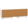 TV Cabinet High Gloss White 150 x 31 x 50 cm Particleboard
