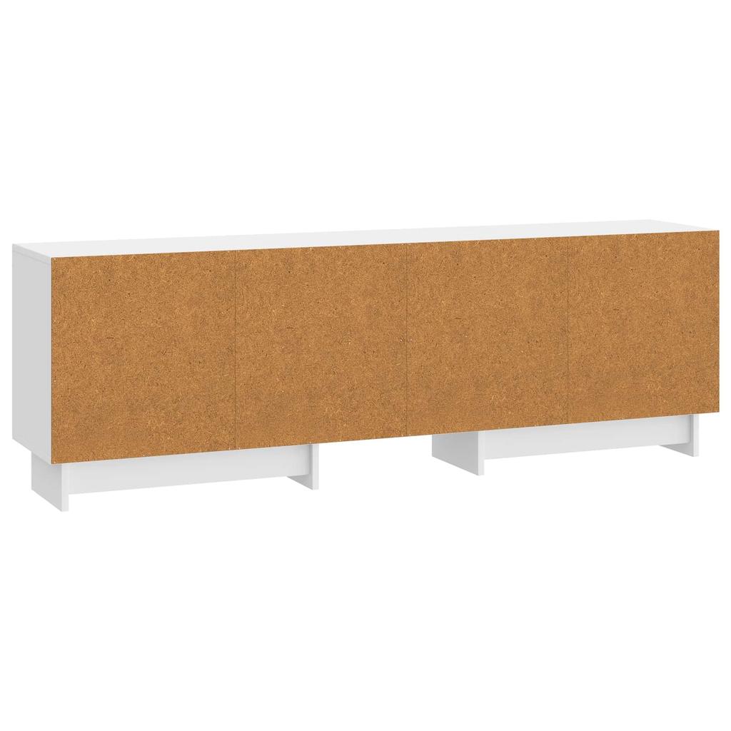 TV Cabinet High Gloss White 150 x 31 x 50 cm Particleboard