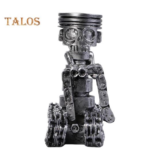 

Резной поршень, череп, лицо, скульптура, резная шестерня, скелет, художественная статуэтка из смолы, украшение для домашнего офиса и стола для автолюбителей серый