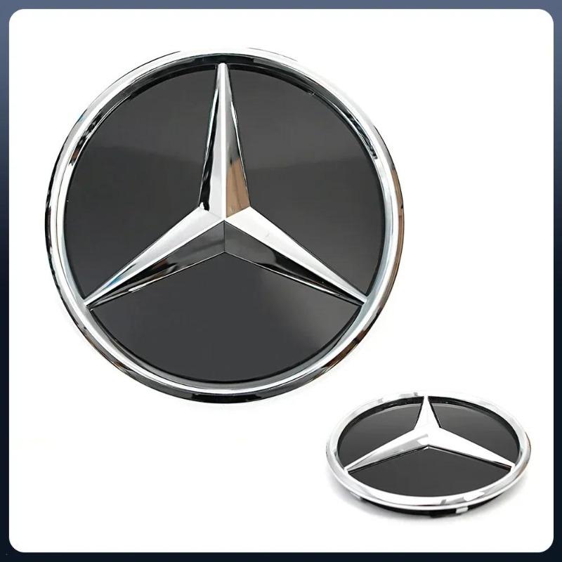 For Mercedes Benz Silver And Black Front Grill Newest 3D Style Emblems W176 W246 W205 W212 W207 W217 W251 R231 W166 X166 X156